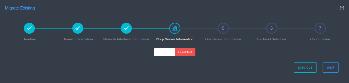 DHCP Server Information