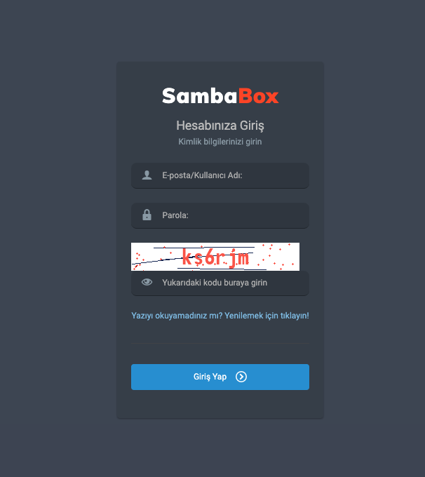 Web Yönetim Paneli