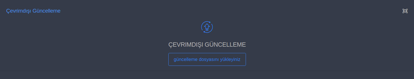 Çevrimdışı Güncelleme